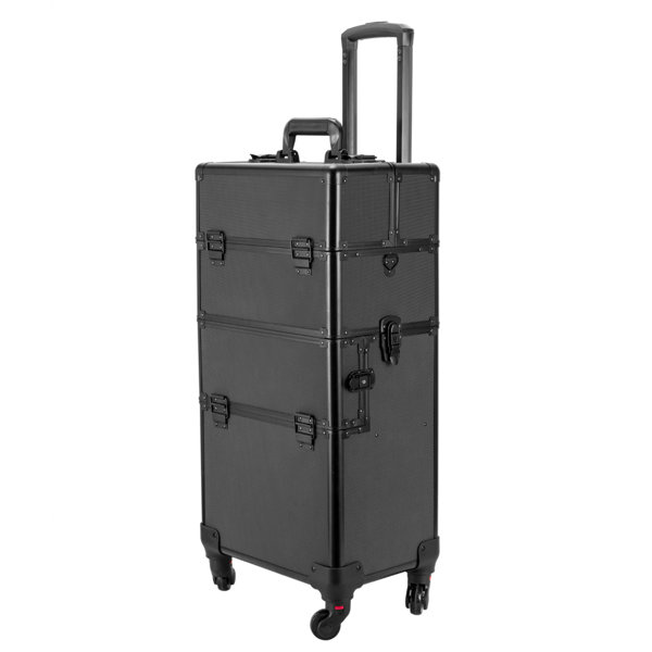 Rebrilliant Wheeled Aluminum Makeup Artist Travel Case Wayfair